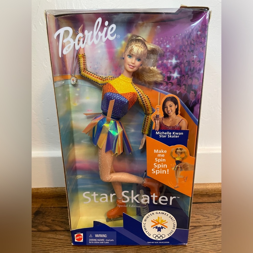 2002 Star Skater Salt Lake Olympic Special Edition Barbie Michelle Kwan